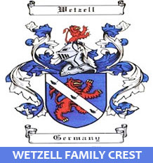 WETZELL Family Crest!